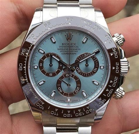 platinum rolex blue face|rolex watch with blue face.